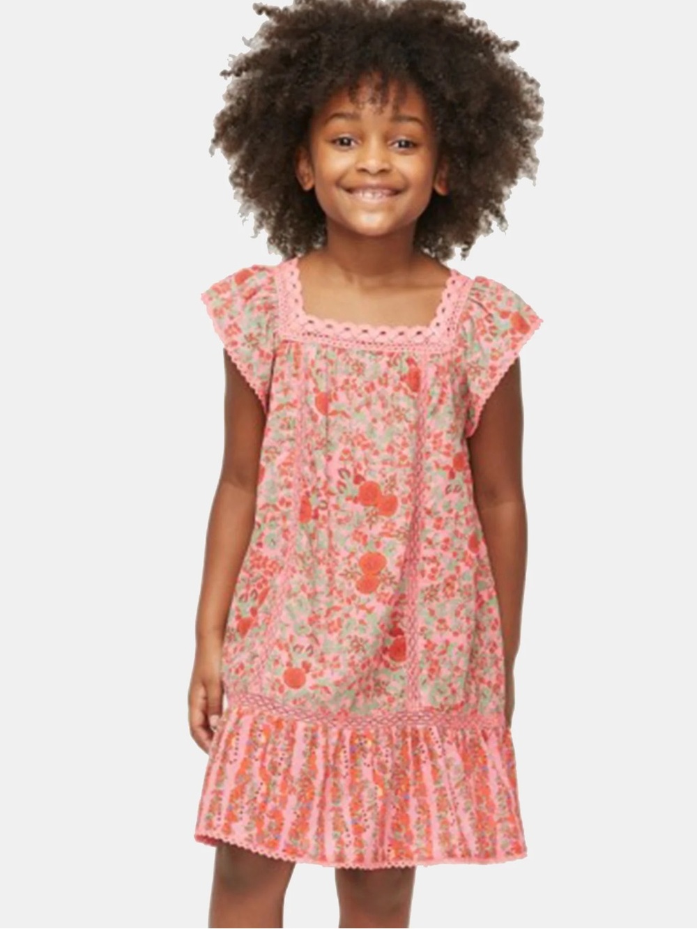 Roller Rabbit Girls' Rhody Carmela Dress 4T Cotton